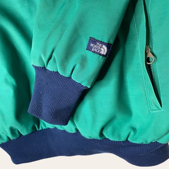 The North Face Vintage Anorak Jacket Womens Large Pullover Green Windbreaker 80s - Picture 7 of 10